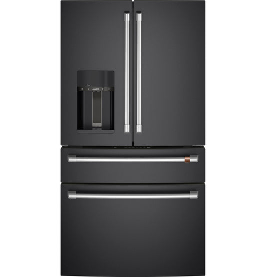 CVE28DP3ND1 Café™ 27.8 Cu. Ft. Smart 4-Door French-Door Refrigerator Matte Black +