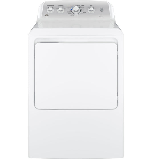GE® 7.2 cu. ft. Capacity aluminized alloy drum Electric Dryer | White (GTD45EASJWS) +