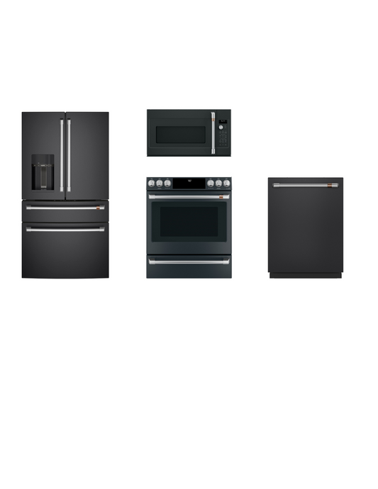 GE CAFE Appliance Kitchen 4-Piece Package Deal 1
