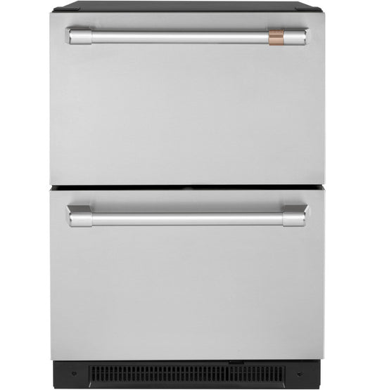 TREECE Café™ 5.7 Cu. Ft. Built-In Dual-Drawer Refrigerator | Stainless Steel (CDE06RP2NS1)