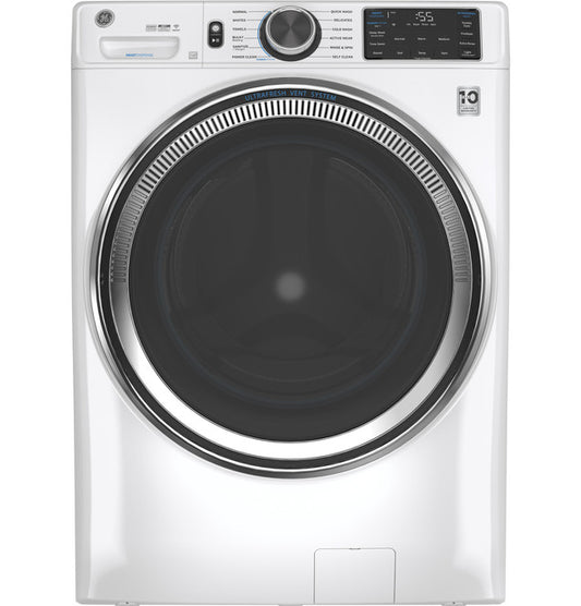 GE® 4.8 cu. ft. Capacity Front Load Steam Washer | White (GFW650SSNWW) +