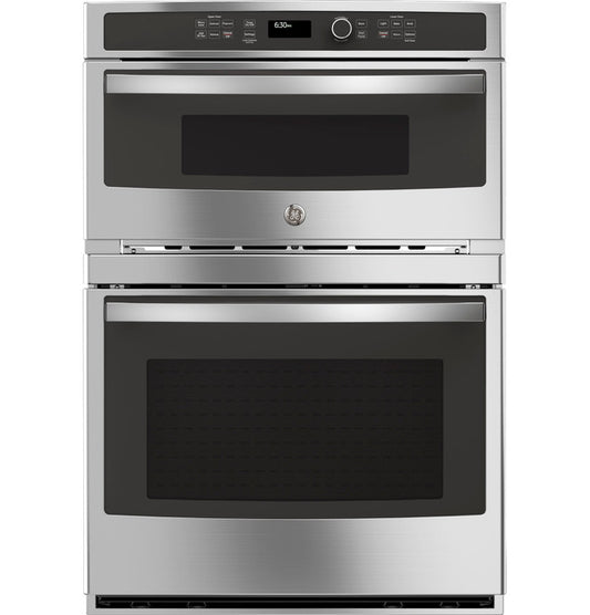GE® Built-In 30" Combination Double Wall Oven/Microwave | Stainless Steel (JT3800SHSS)