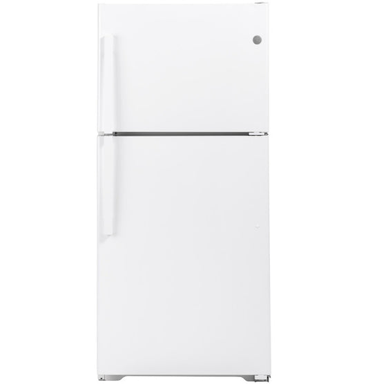 GE® 21.9 Cu. Ft. Top-Freezer Refrigerator | White (GTS22KGNRWW)