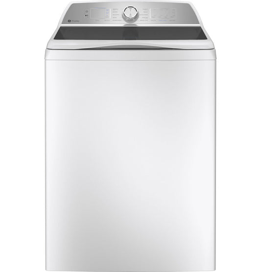 GE Profile™ 5.0 cu. ft. Capacity Washer with Smarter Wash Technology and FlexDispense™ | White (PTW600BSRWS)