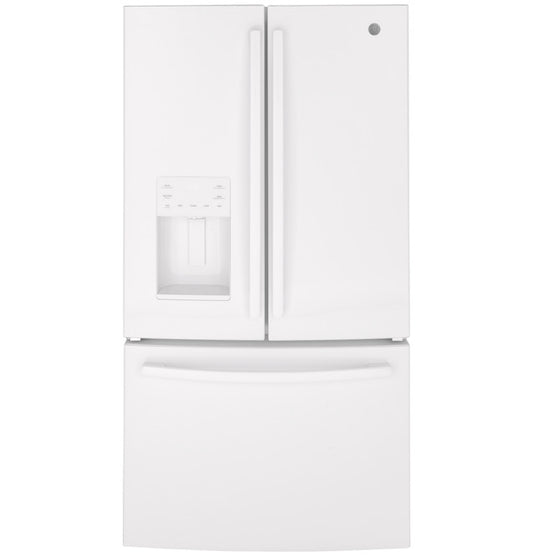 GE® 25.7 Cu. Ft. French-Door Refrigerator | White (GFE26JGMWW) +
