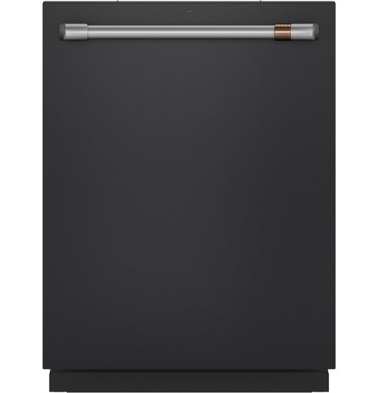 CDT845P3ND1 Café Stainless Steel Interior Dishwasher with Sanitize and Ultra Wash & Dry Matte Black +