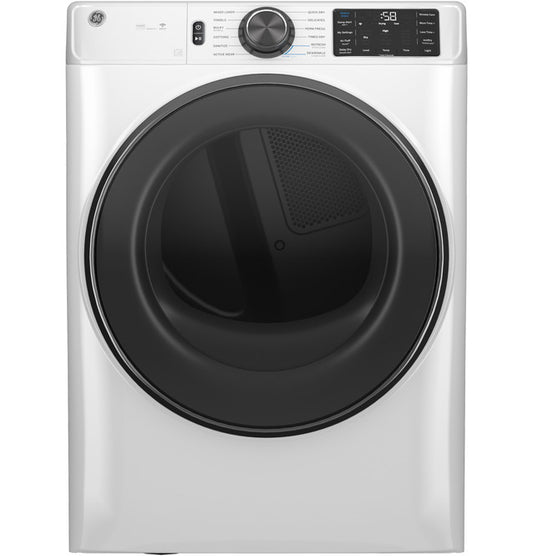 GE®  7.8 cu. ft. Capacity Front Load Electric Dryer | White (GFD65ESSVWW) +